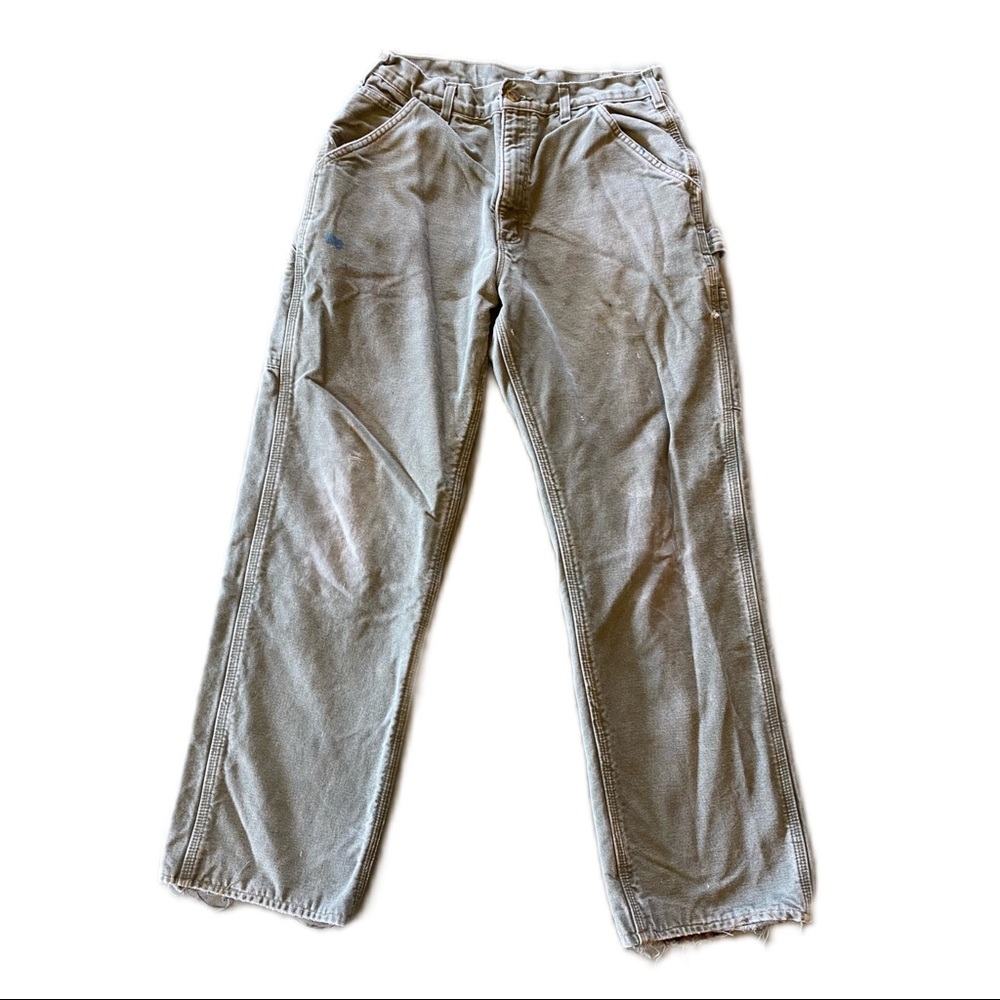 Green Carhartt Pants - Picture 1 of 4